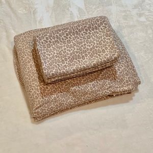 Berkshire polar fleece animal print sheets, full